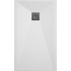 Plato de ducha Classic | Textura lisa | carga mineral válvula incluida