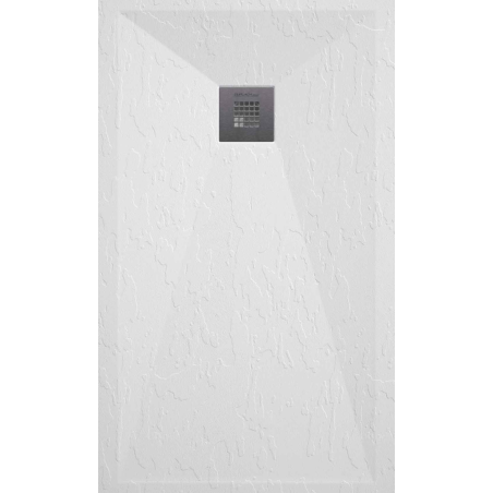 Plato de ducha Classic | Textura pizarra | carga mineral válvula incluida