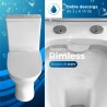 Pack Inodoro completo tapa UF y rimless con doble descarga