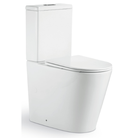 Pack Inodoro completo movilidad reducida rimless blanco con tapa amortiguada UF