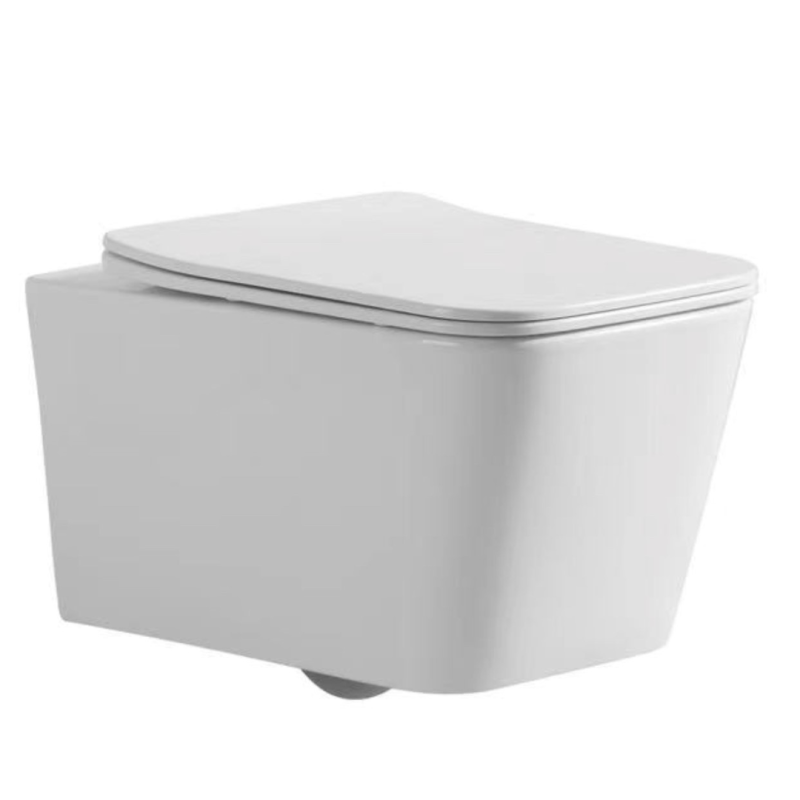 Pack Indoro suspendido cuadrado blanco con tapa amortiguada UF