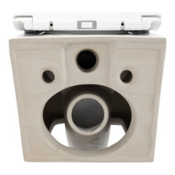 Pack Indoro suspendido cuadrado blanco con tapa amortiguada UF