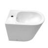 Bidé redondo fabricado en porcelana blanca de alta calidad