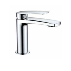 Monomando para  lavabo 118mm Malibú, cuerpo en latón cromo, cartucho cerámico de 35mm