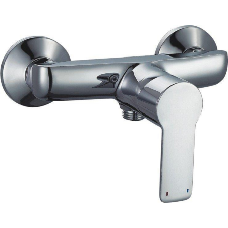 Kit de grifería monomando para  ducha Paris, incluye flexo  de metal reforzado y soporte articulado