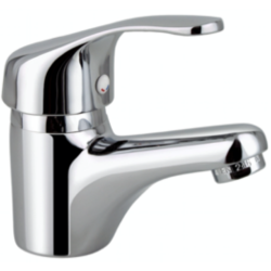 Grifería monomando para lavabo cromo modelo Cadiz, cartucho cerámico 40mm