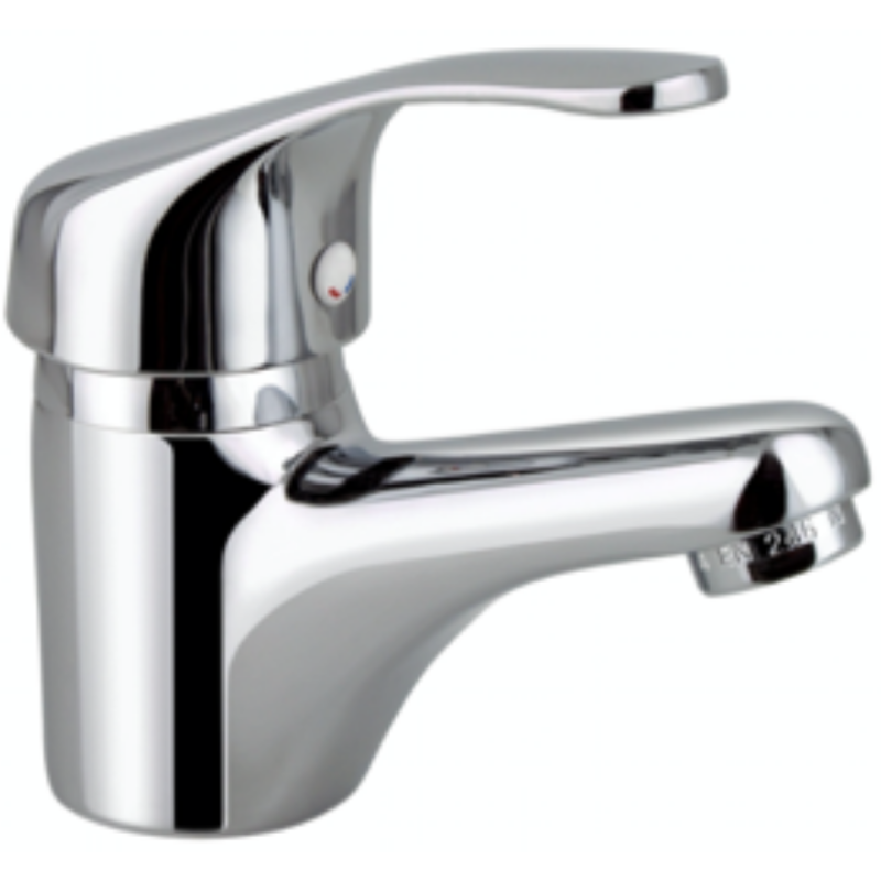 Grifería monomando para lavabo cromo modelo Cadiz, cartucho cerámico 40mm