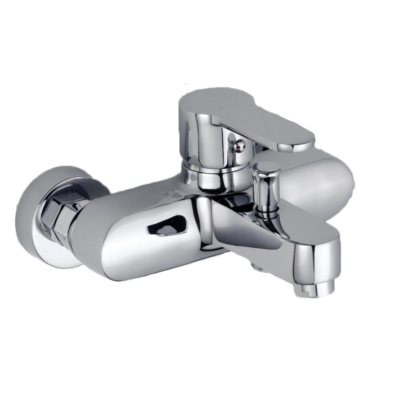 Grifería monomando para bañera Lisboa, incluye soporte articualdo y flexo de metal reforzado